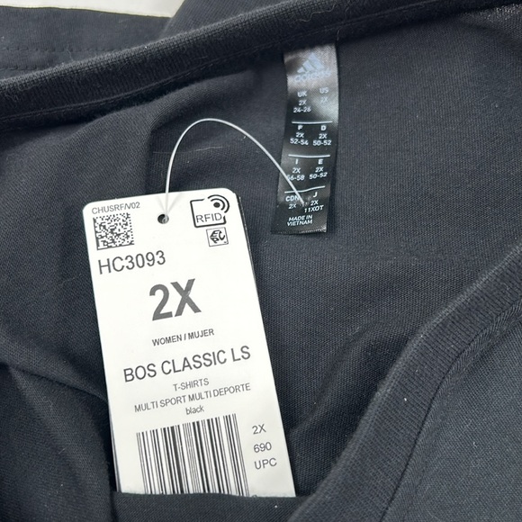 ADIDAS women’s long sleeve t-shirt 2X - Picture 3 of 4